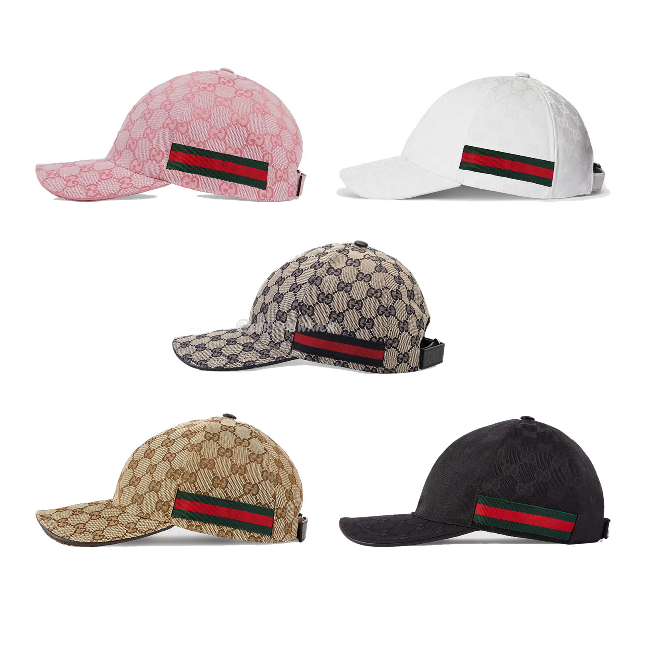 Gucci Gg Canvas Baseball Hat With Web (1) - www.newkick.vip